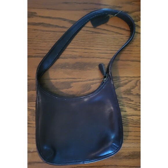 COACH Ergo Vtg Mini Zip Shoulder Hand Bag Brown - Picture 2 of 8